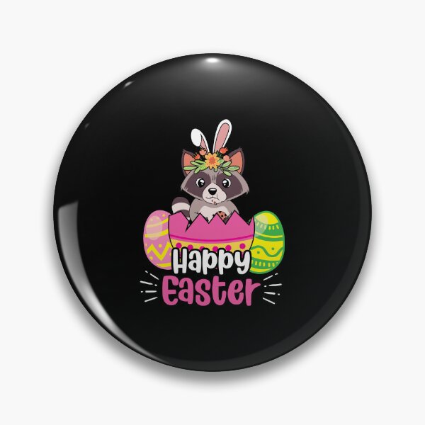 Item preview, Happy Easter Racoon Animal Lover Cute Egg Hunting designed and sold by haselshirt.
