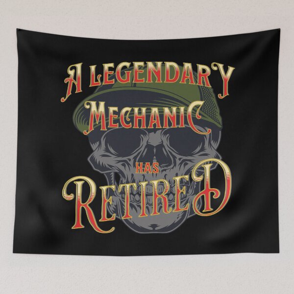Item preview, A Legendary Mechanic Has Retired  – Cool designed and sold by TJays.