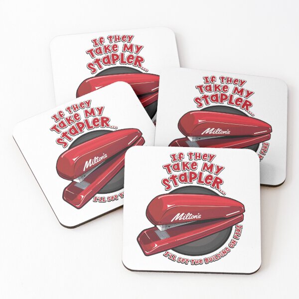 Item preview, Milton’s Red Stapler -  If They Take My Stapler I’ll Set The Building On Fire - Inspired by Office Space designed and sold by RetroTeeStudio.