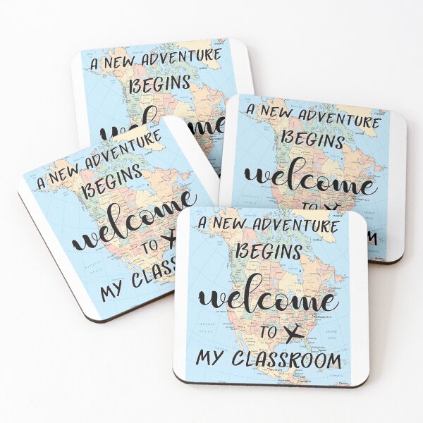 Item preview, A New Adventure Begins Welcome To My Classroom designed and sold by UweSchroeder.