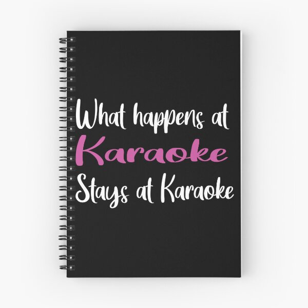 Item preview, What Happens At Karaoke Stays At Karaoke designed and sold by Luna1Shop.