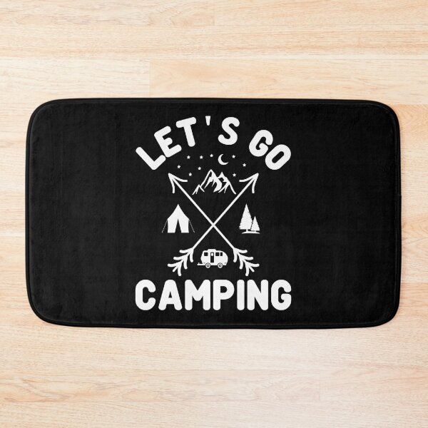 Item preview, Let's Go Camping Outdoor Activity Bonfire Camper Nature designed and sold by haselshirt.