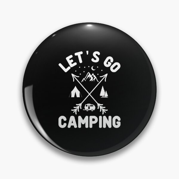 Item preview, Let's Go Camping Outdoor Activity Bonfire Camper Nature designed and sold by haselshirt.