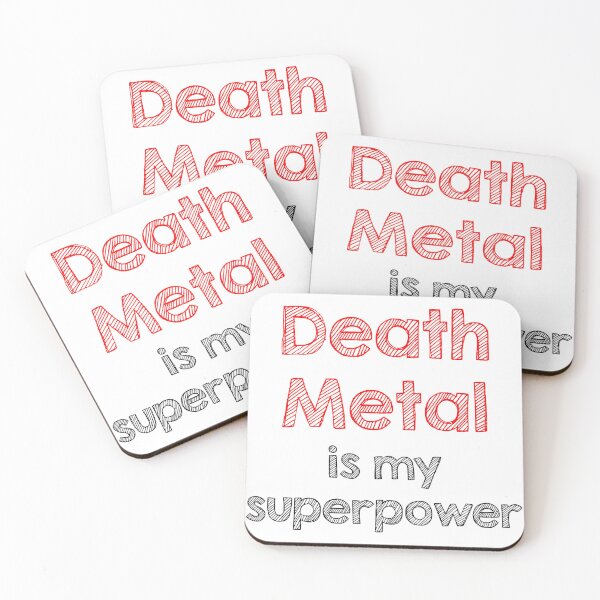Item preview, Death Metal is my superpower designed and sold by Alltooclose.