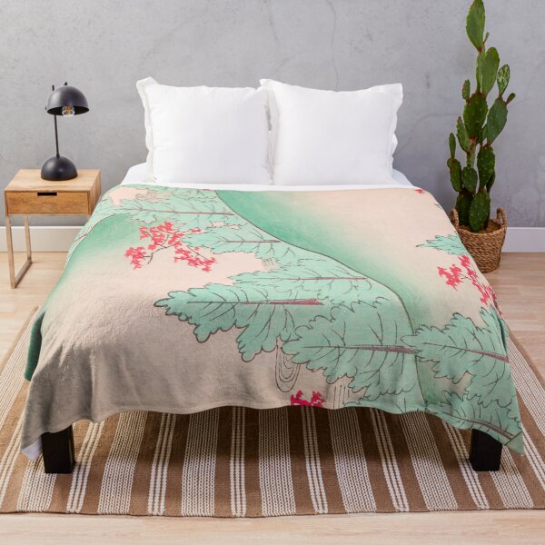Item preview, Trees Mountain Landscape Vintage Japanese designed and sold by VintageArchive.