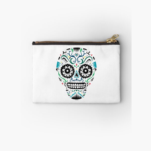 Item preview, Sugar Skull SF multi om white designed and sold by Andi Bird.