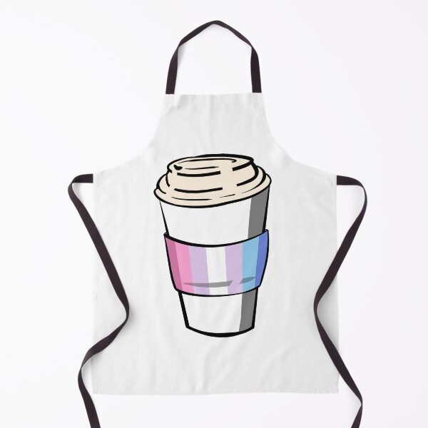 Item preview, Bigender Pride Coffee Cup Doodle designed and sold by CJ Vanderbeek.