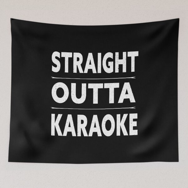 Item preview, Straight Outta Karaoke designed and sold by Luna1Shop.