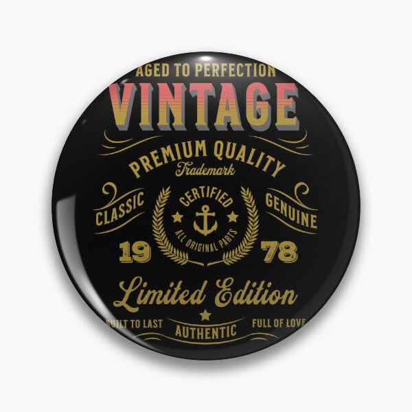 Item preview, Vintage 1978 - Aged to Perfection - Limited Edition designed and sold by Rhu Creations.