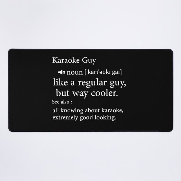 Item preview, Karaoke Guy Definition Gift designed and sold by Luna1Shop.