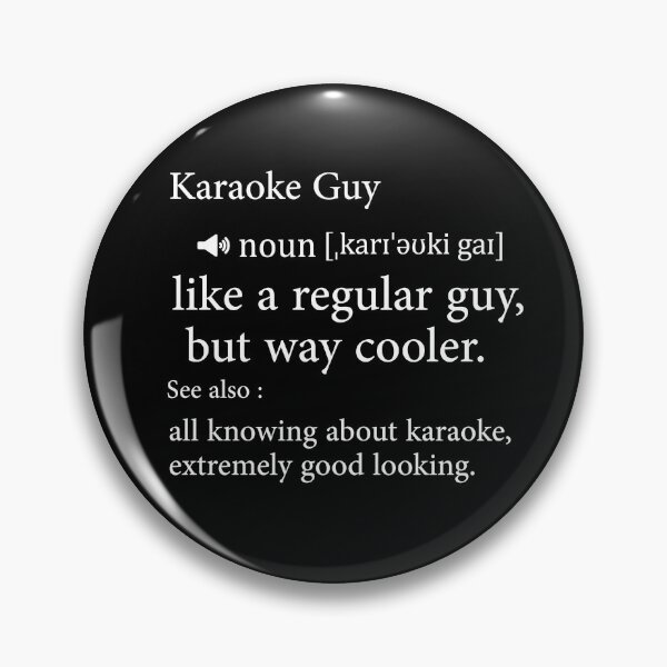 Item preview, Karaoke Guy Definition Gift designed and sold by Luna1Shop.