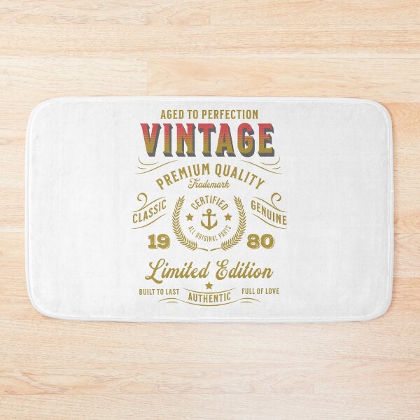 Item preview, Vintage 1980 - Aged to Perfection - Limited Edition designed and sold by Rhu Creations.