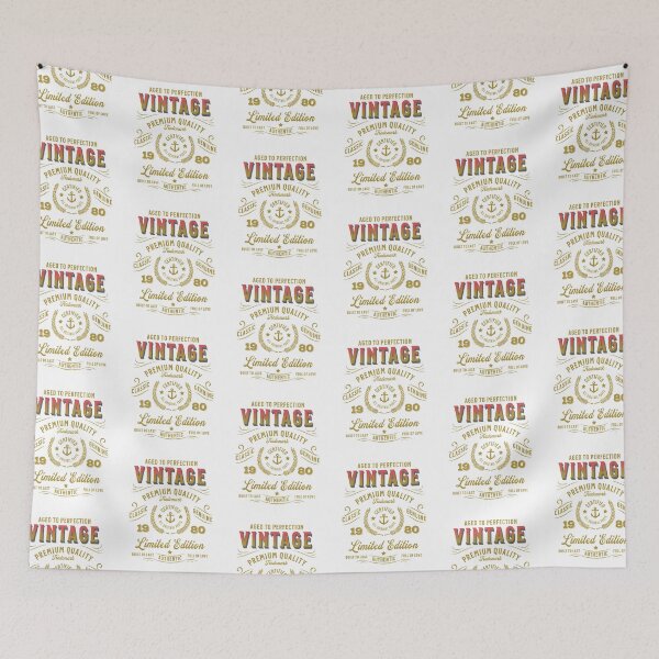 Item preview, Vintage 1980 - Aged to Perfection - Limited Edition designed and sold by Rhu Creations.
