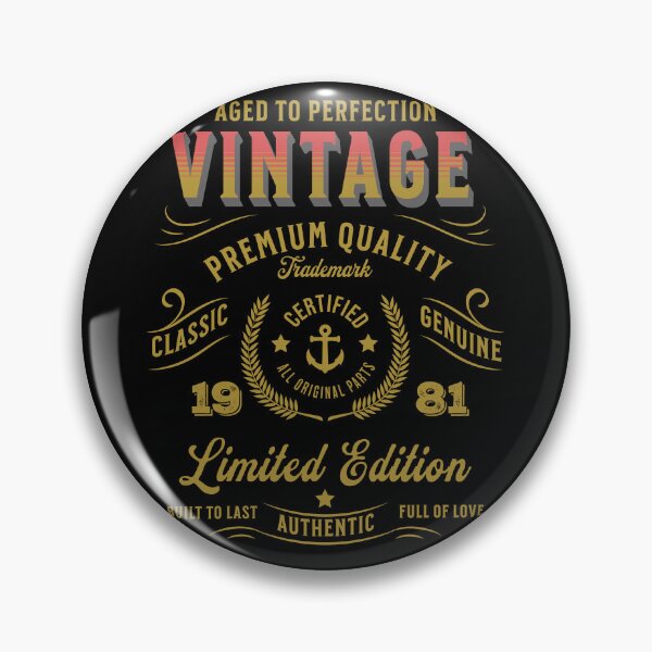 Item preview, Vintage 1981 - Aged to Perfection - Limited Edition designed and sold by Rhu Creations.
