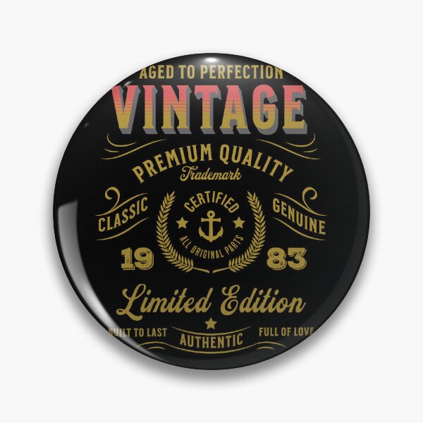 Item preview, Vintage 1983 - Aged to Perfection - Limited Edition designed and sold by Rhu Creations.