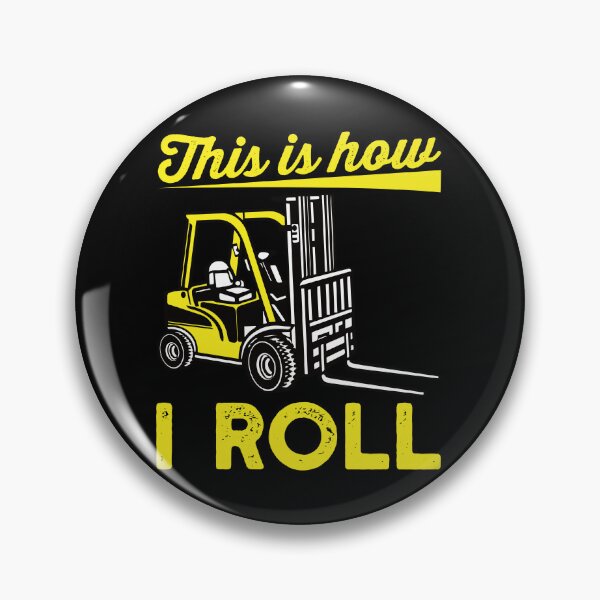 GARRETT FORKLIFT FORK TRUCK ADVERTISEMENT PIN 