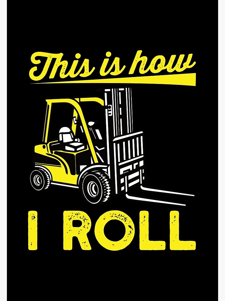 Forklift Operator Tshirt This Is How I Roll Vintage Gift Forklift Operator Tshirt This Is How I Roll Vintage Gift