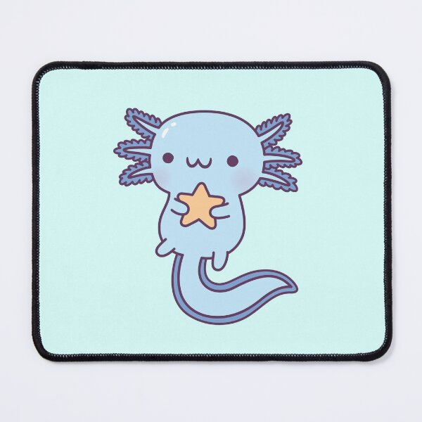 Item preview, Lindo ajolote azul abrazando estrella designed and sold by rustydoodle.