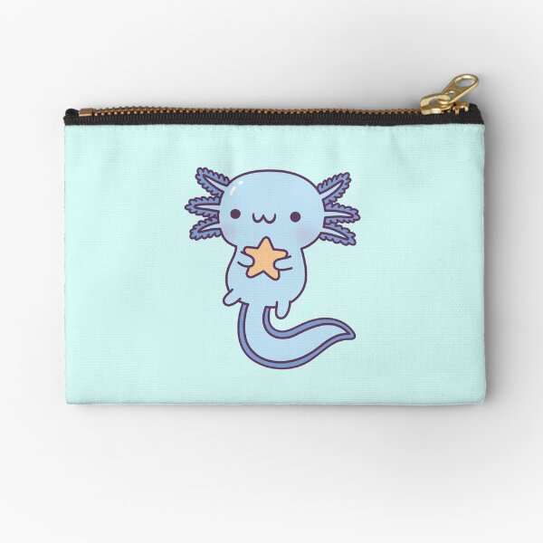 Item preview, Cute Blue Axolotl Hugging Star designed and sold by rustydoodle.