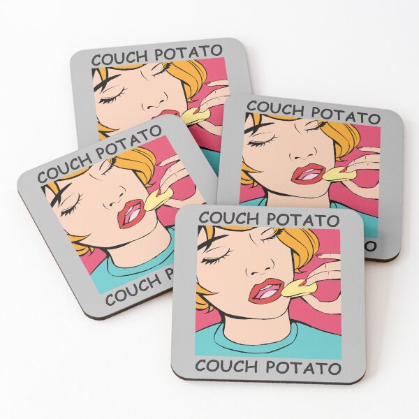 Item preview, Couch Potato, arte pop, vintage, cultura pop, dibujos animados, colorido, divertido, moda, pegatina, popular, impresionante, retro, vintage, divertido, amor, negro, hipster, música designed and sold by NAZIMNADIR.