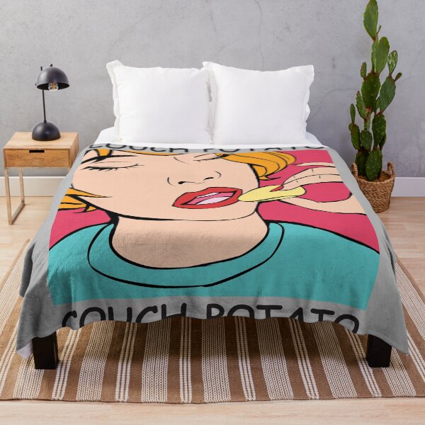 Item preview, Couch Potato, arte pop, vintage, cultura pop, dibujos animados, colorido, divertido, moda, pegatina, popular, impresionante, retro, vintage, divertido, amor, negro, hipster, música designed and sold by NAZIMNADIR.