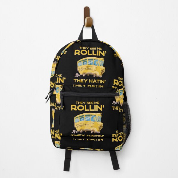 Item preview, Funny School Bus Driver Gift: They See Me Rollin' The Hatin' Vintage - Bus Lover designed and sold by Adexyl.