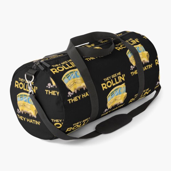 Item preview, Funny School Bus Driver Gift: They See Me Rollin' The Hatin' Vintage - Bus Lover designed and sold by Adexyl.