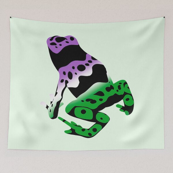 Item preview, Gender Queer Pride Frog designed and sold by VanHollowStudio.