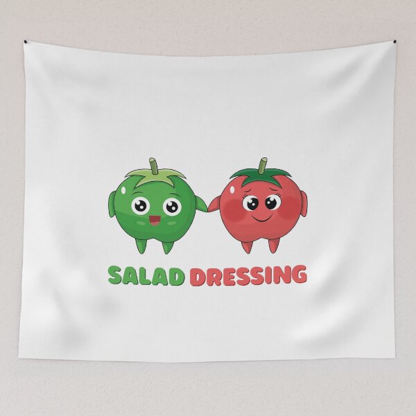 Item preview, I Saw The Salad Dressing-shy Tomato designed and sold by Kaaimaan.