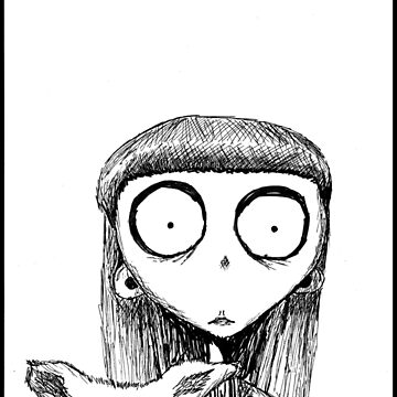 Artwork thumbnail, Weird Girl and Mr. Whiskers - Frankenweenie by tolson89