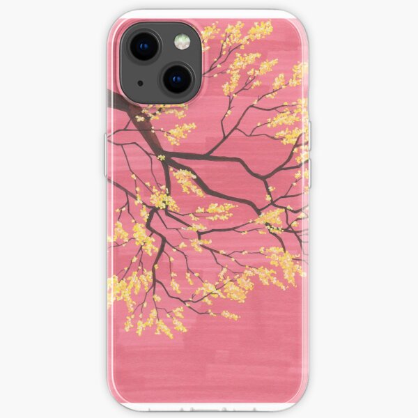 Yellow Spring Blossoms iPhone Soft Case