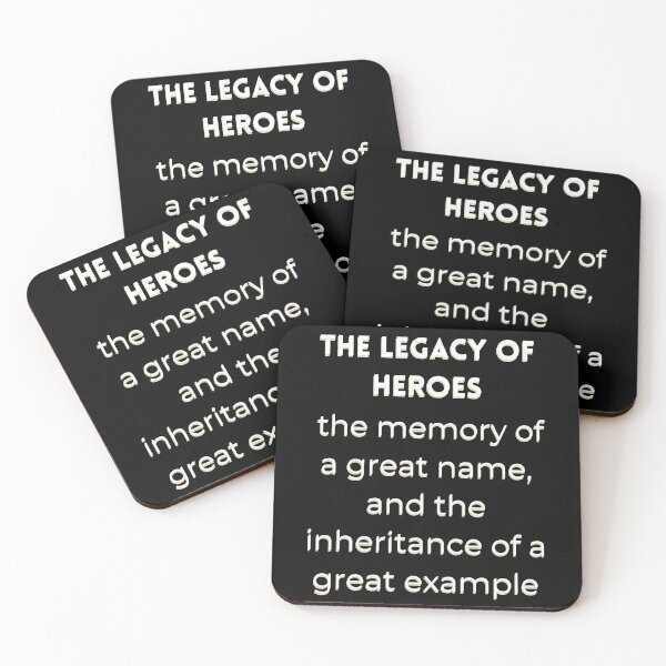 Item preview, The Legacy Of Heroes The Memory Of Great Name And The Inheritance Of Great Example. designed and sold by Vicky021.