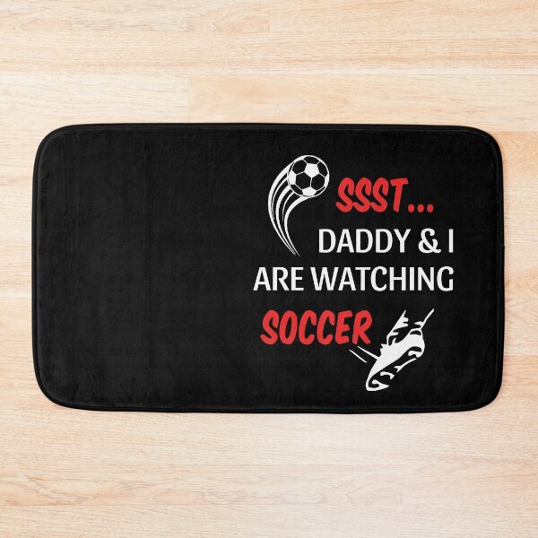 Item preview, Daddy and I are watching soccer for kids designed and sold by portrait4you.
