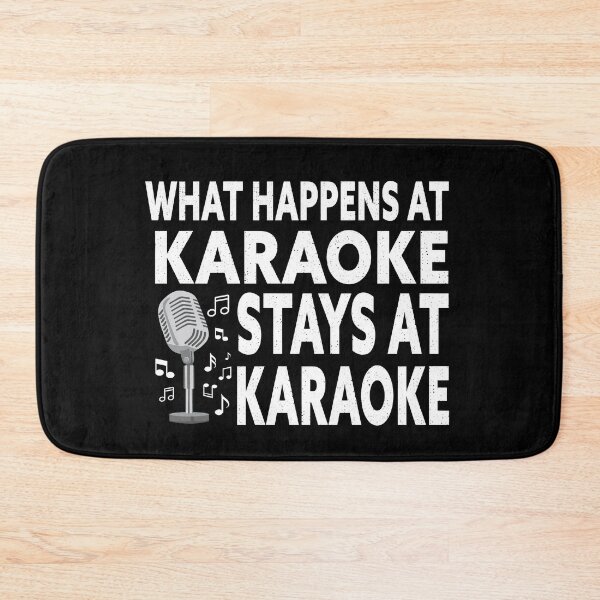 Item preview, What Happens At Karaoke Stays At Karaoke designed and sold by Luna1Shop.