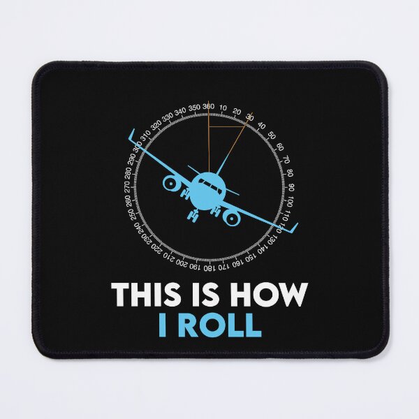 Item preview, Funny Pilot Gift: This Is How I Roll Airplane - Aviation Aircraft Flight School designed and sold by Adexyl.