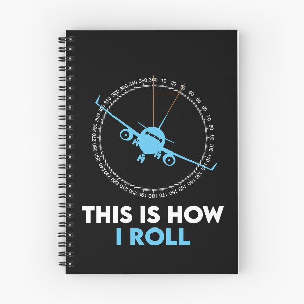 Item preview, Funny Pilot Gift: This Is How I Roll Airplane - Aviation Aircraft Flight School designed and sold by Adexyl.