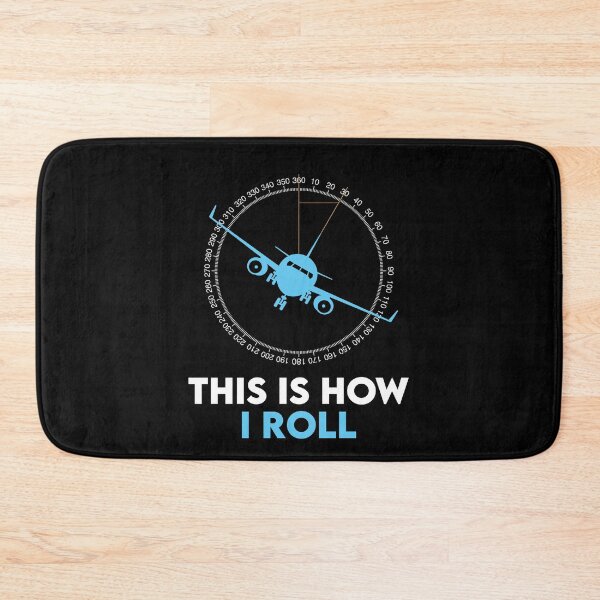 Item preview, Funny Pilot Gift: This Is How I Roll Airplane - Aviation Aircraft Flight School designed and sold by Adexyl.