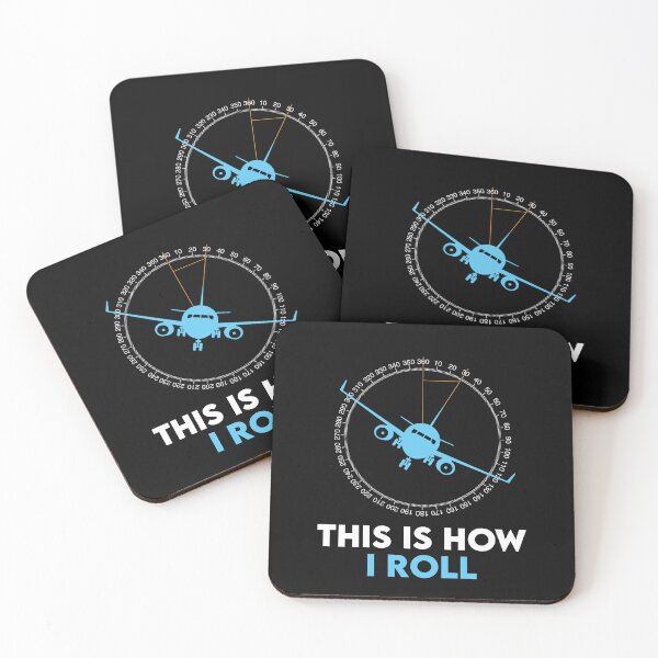 Item preview, Funny Pilot Gift: This Is How I Roll Airplane - Aviation Aircraft Flight School designed and sold by Adexyl.