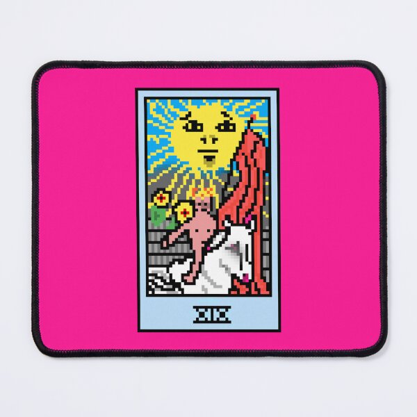 Item preview, Wait, is this pixel art tarot? Pink - Major Arcana 'The Sun' (Design for T-shirt, stickers and other accessories) designed and sold by Pixel Waite.