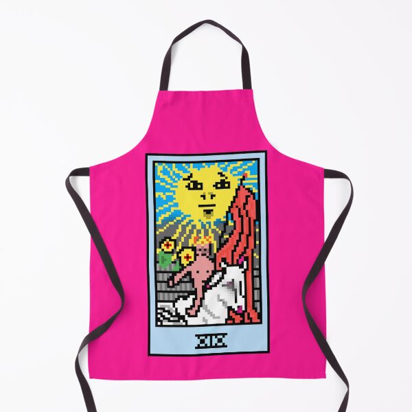 Item preview, Wait, is this pixel art tarot? Pink - Major Arcana 'The Sun' (Design for T-shirt, stickers and other accessories) designed and sold by Pixel Waite.