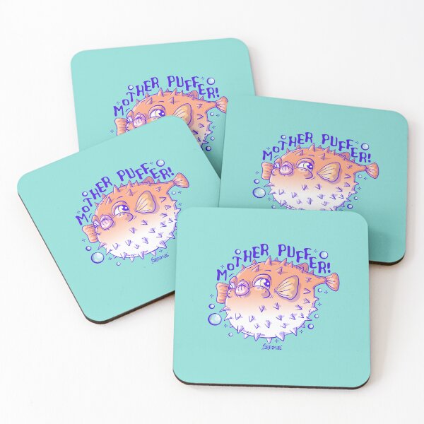 Item preview, Pufferfish pun Mother Puffer designed and sold by SPIRIMAL.