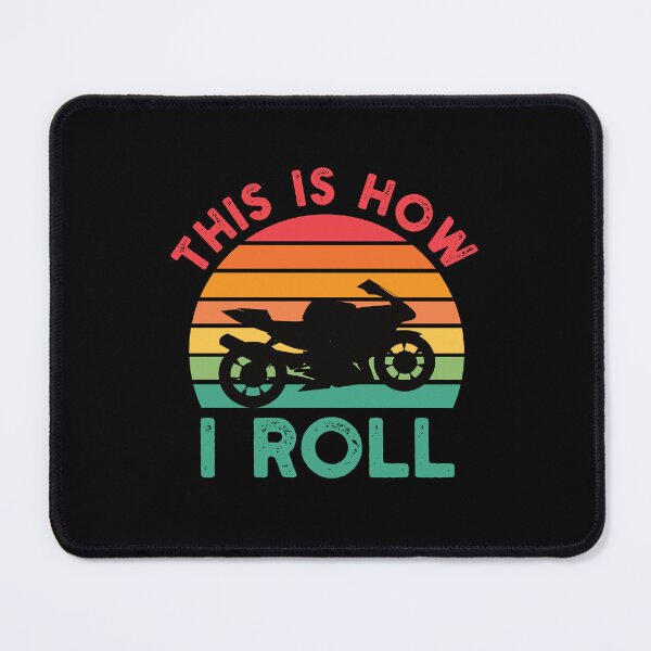 Item preview, Funny Biker Gift: This Is How I Roll Bike Retro Vintage - Biking Motorcycle Bike Lover designed and sold by Adexyl.