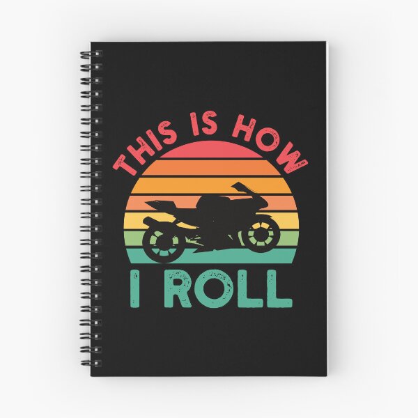Item preview, Funny Biker Gift: This Is How I Roll Bike Retro Vintage - Biking Motorcycle Bike Lover designed and sold by Adexyl.