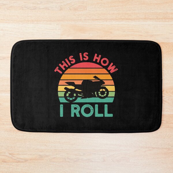 Item preview, Funny Biker Gift: This Is How I Roll Bike Retro Vintage - Biking Motorcycle Bike Lover designed and sold by Adexyl.