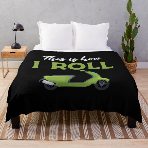 Item preview, Funny Scooter Gift: This Is How I Roll Scooter Vintage - Bike Biker Scooter Lover designed and sold by Adexyl.