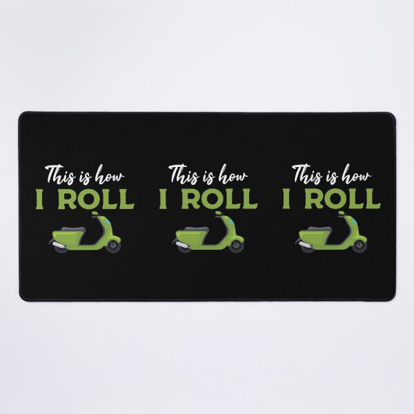 Item preview, Funny Scooter Gift: This Is How I Roll Scooter Vintage - Bike Biker Scooter Lover designed and sold by Adexyl.