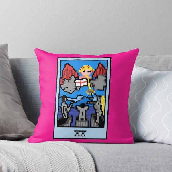 Item preview, Wait, is this pixel art tarot? Pink - Major Arcana 'Judgement' (Design for T-shirt, stickers and other accessories) designed and sold by Pixel Waite.