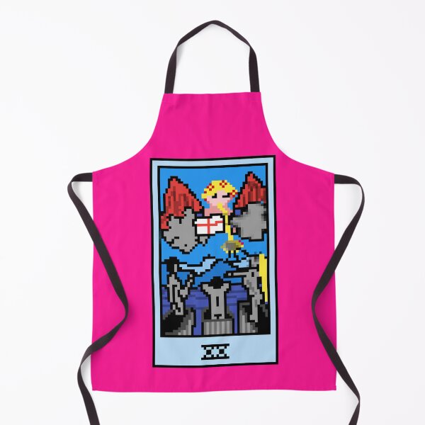 Item preview, Wait, is this pixel art tarot? Pink - Major Arcana 'Judgement' (Design for T-shirt, stickers and other accessories) designed and sold by Pixel Waite.
