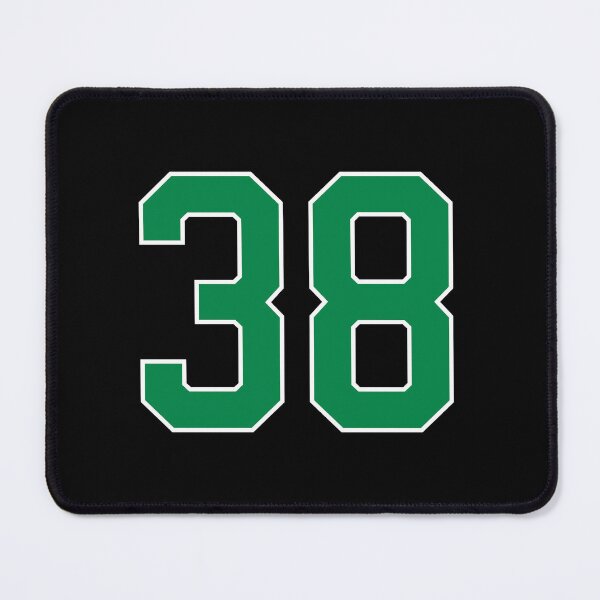 Item preview, 38 number, green lucky sports thirty eight designed and sold by ArtIsParty.