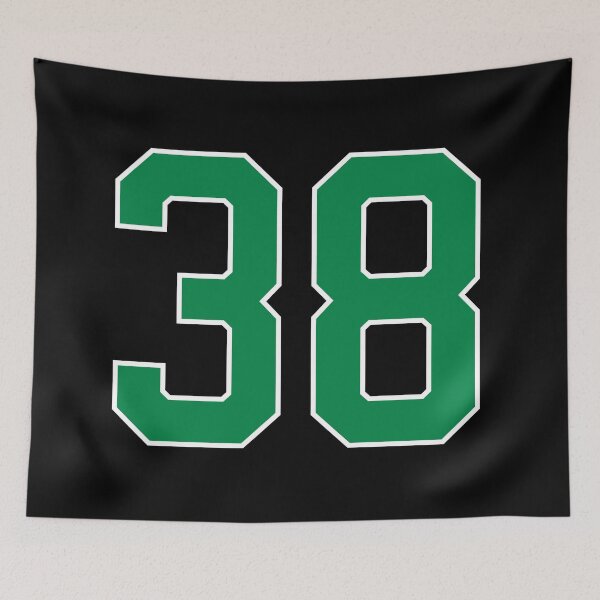 Item preview, 38 number, green lucky sports thirty eight designed and sold by ArtIsParty.